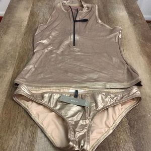 NWT! J Crew Rashguard and Bottoms Set